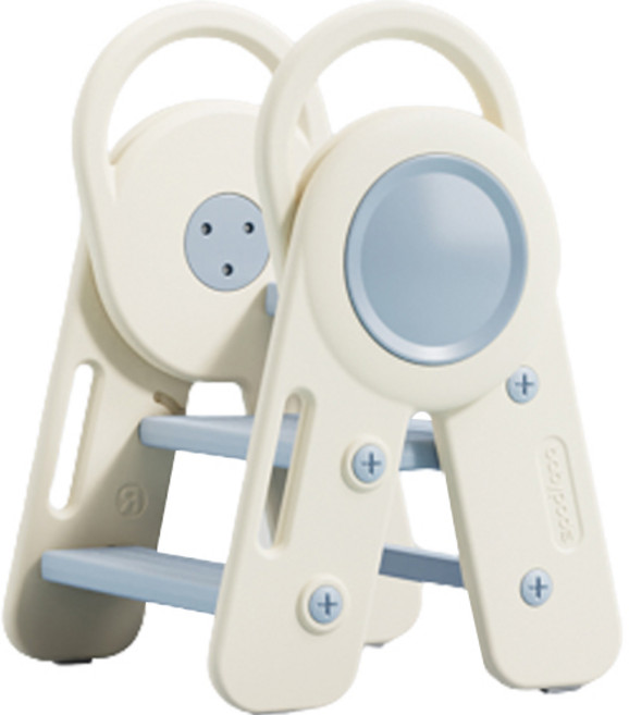 베네베네 에그 안전가드 폴딩 트랜스폼 유아 디딤대, 그레이, 1개