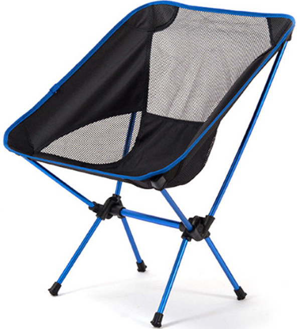 올라운더 초경량 폴딩 캠핑 낚시 의자, 네이비, 1개