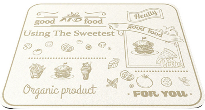 아리코 식기건조 규조토 매트, 화이트