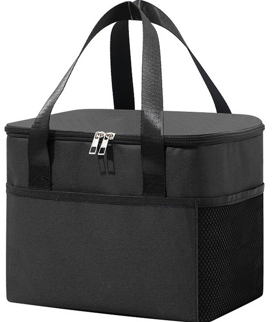 헬로키친 보온 보냉 쿨러백 8L, 블랙, 1개