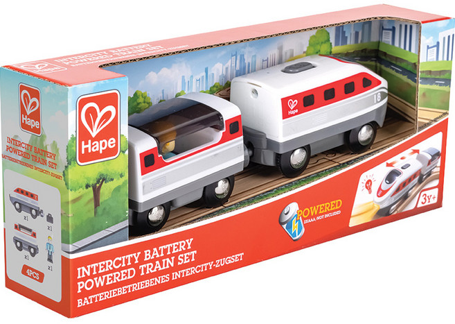 하페 전동고속기차 목재완구, 혼합색상, 1개