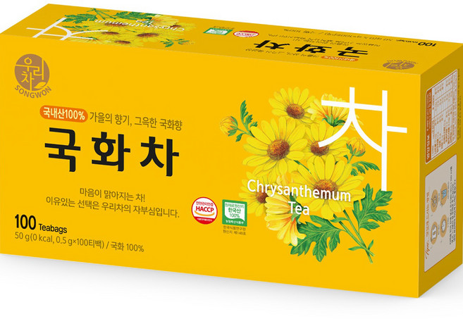우리차 국화차 티백, 500mg, 100개입, 1개