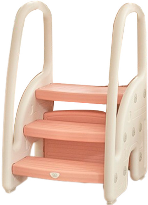 베네베네 유아용 선인장 3단 디딤대, 핑크, 1개