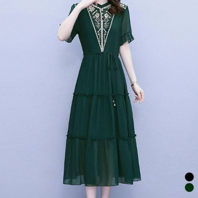 아뗄릭 레트로 앤틱 캉캉 스트링 원피스 02412 빅사이즈 포함