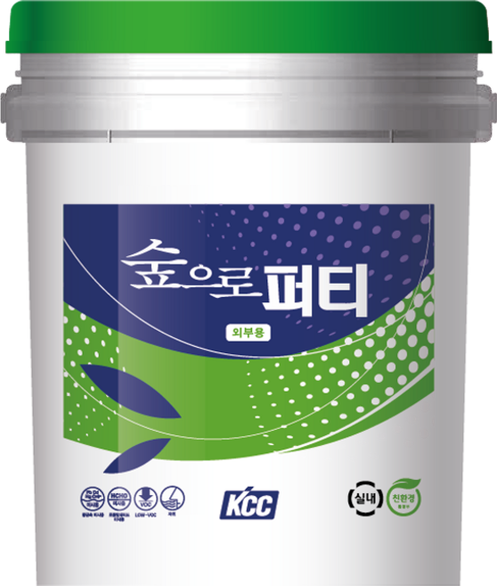 KCC숲으로 퍼티 외부용, 백색, 5kg, 1개