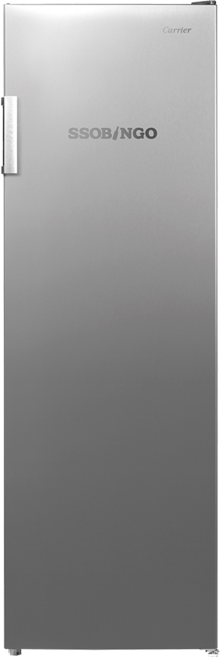 캐리어 소주 냉동고 206L 방문설치, 실버 메탈, CSB206FFMM