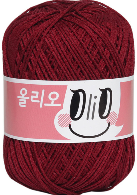 니뜨 올리오 뜨개실 70g, 731 버건디, 1개