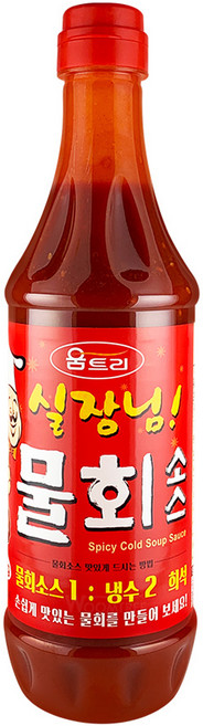움트리 실장님 물회소스, 1kg, 1개