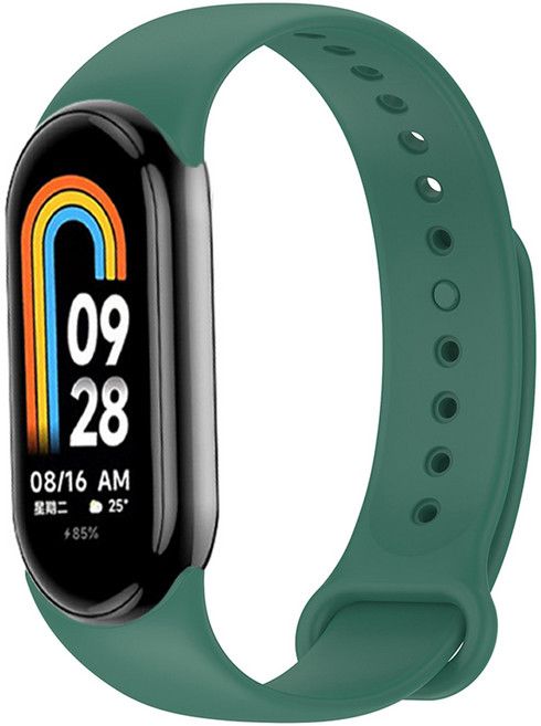 스페이스쉴드 베이직 스마트워치 스트랩, 다크그린, 1개