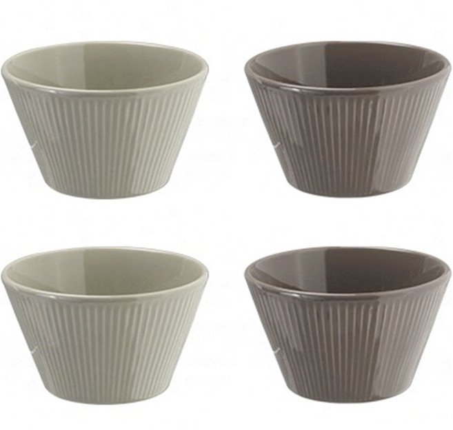 로얄베일 국산 라이닝 공기 2종 x 2p 세트, 크림그레이, 모카, 크림그레이 2p + 모카 2p, 1세트