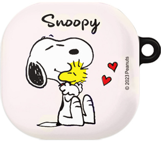 스누피 시즌2 버즈2프로/버즈2/버즈프로/버즈라이브 호환 하드 케이스, 스누피 허그