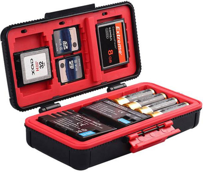 LensGO SD CF XQD 메모리카드 배터리 방수 케이스 D950, 1개