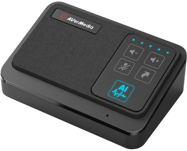 AVerMedia 圓剛科技 AI 語音擴音器, 黑色, AS311