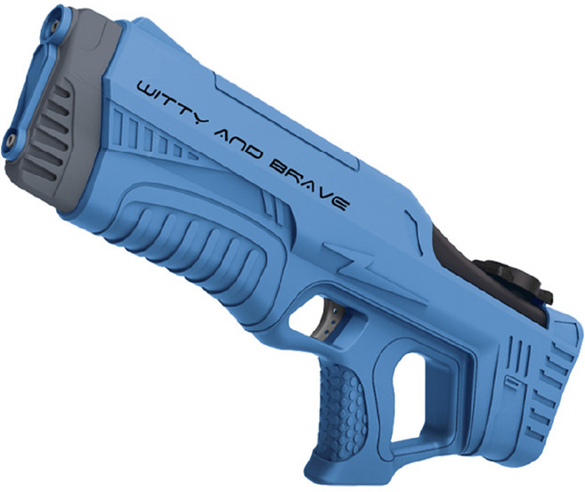 BLUSTER 자동 워터건 펌프 대용량물통 전동물총, 블루, 1개