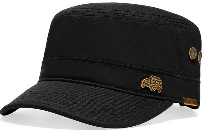 지프 SPIRIT 남녀공용 카르델 브릿지 플랫 모자 + 전용포장 블랙 프리사이즈