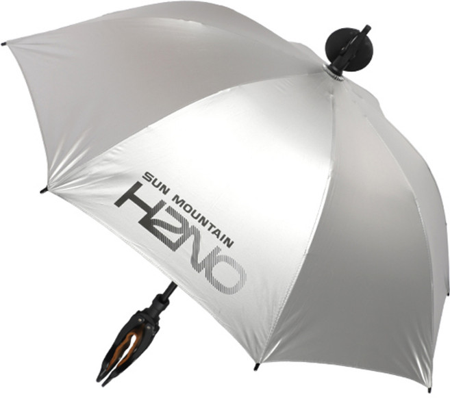 썬마운틴 시트기능 자동 골프우산, Silver, 1개