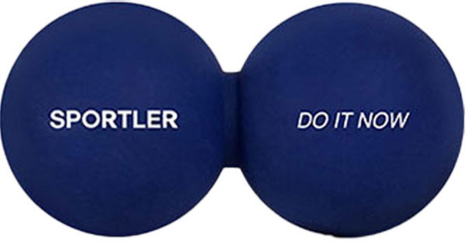 스포틀러 실리콘 듀얼 마사지볼, 마린네이비, 1개