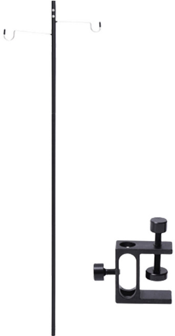 행복리빙 캠핑 라이트 랜턴걸이, 검정, 1개