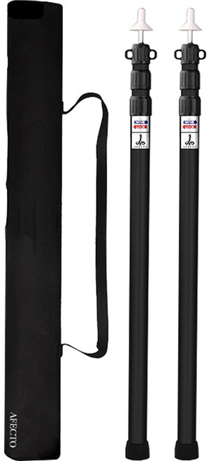 3단 슬라이딩 폴대 2개 + 패킹가방 세트, 1세트