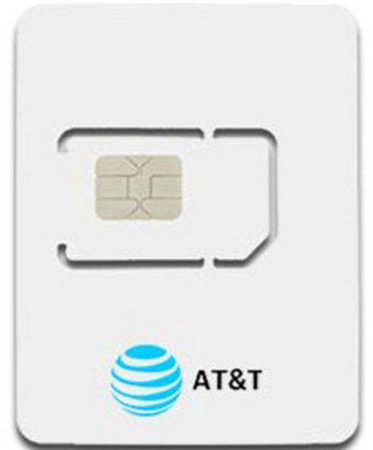 SIMTONG 미국 AT & T 자동개통 유심칩, 30일, 10GB 소진후 정지, 1개