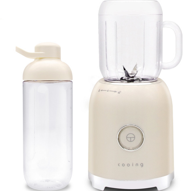 쿠잉전자 레트로 미니 믹서기 크림, BLD-250C