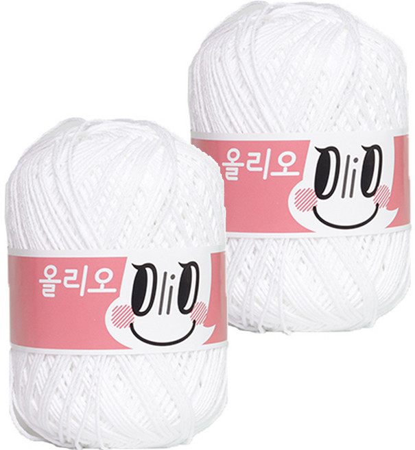 OliO 뜨개실, 701번 백색, 2개