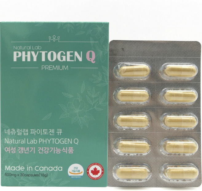 올더파인 네츄럴랩 파이토젠 큐 여성 갱년기 영양제 18g, 30정, 1개