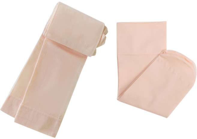 발레키즈 여아용 발레 양말 + 컷팅 타이즈 세트