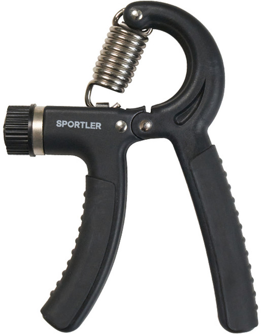 스포틀러 무소음 악력기 5~60kg, 블랙