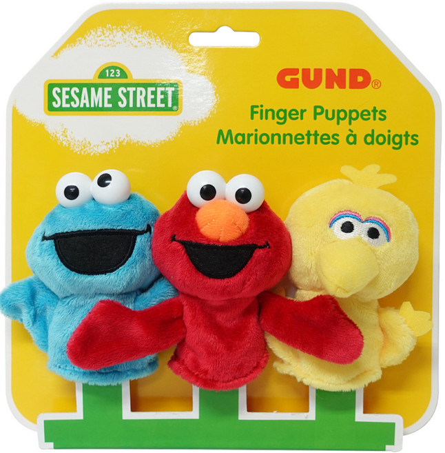 매직캐슬 세서미 손가락 인형 세트 8cm, 3개, 1개