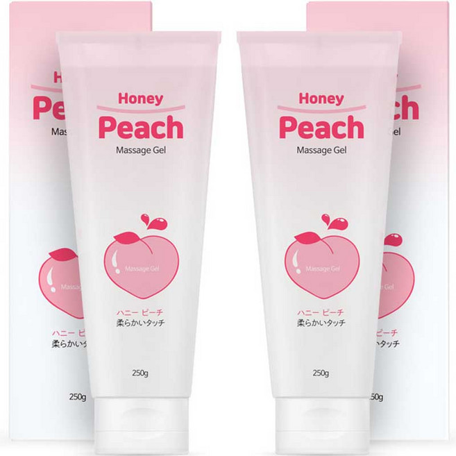 허니피치 마사지젤 복숭아향, 250g, 2개