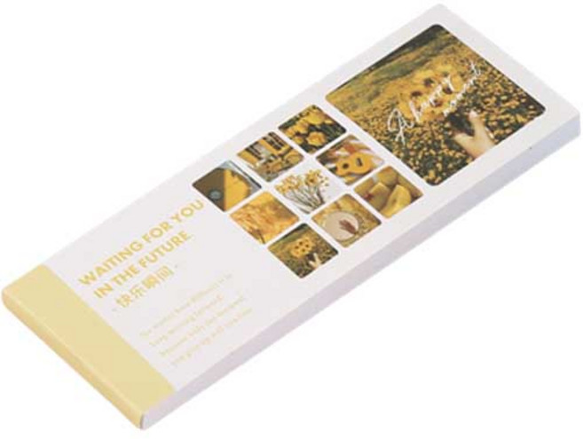 올리브파티 감성 풍경 다꾸 스티커북 30p, 옐로우, 1세트