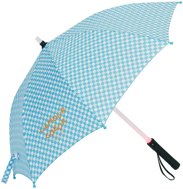 베네통키즈 아동용 LED 체커 보드 우산 QCETQ1331BLOS