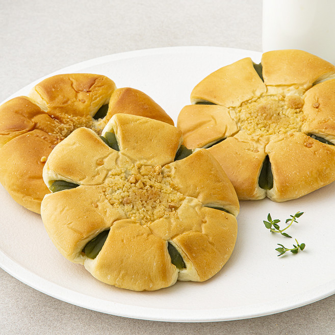 후앙 완두앙금빵, 120g, 3개입, 1개