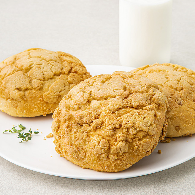 후앙 소보로빵, 90g, 3개입, 1개