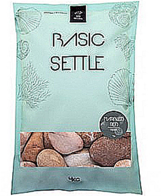 HTNATURAL 베이직 세틀 페블 자갈 4kg, 마블레드, 1개