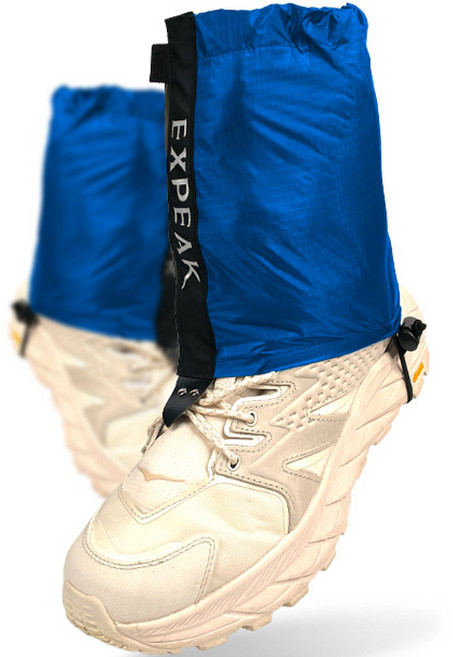 엑스피크 트레일 등산 초경량 숏 스패츠, 블루