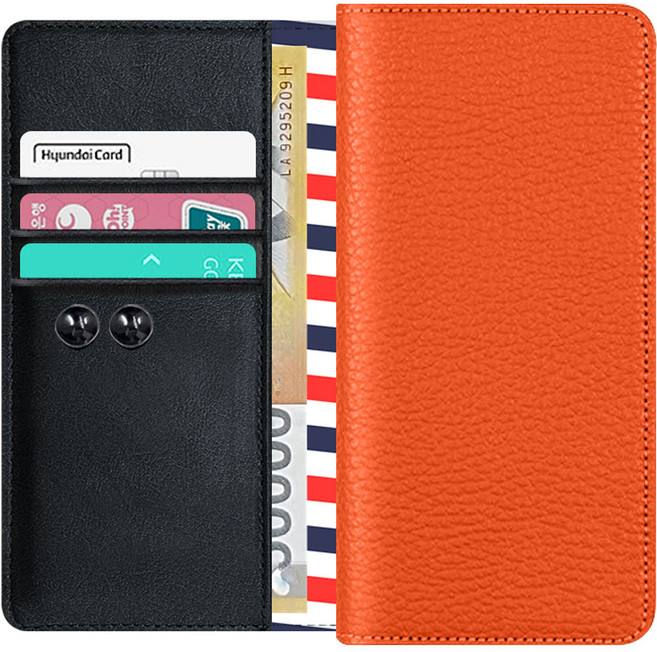 아이엔픽 더블업 컬러 라인 플립 지갑형 휴대폰 케이스