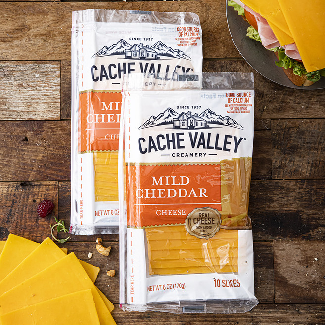 캐시밸리 마일드 체다 슬라이스, 17g, 10개입, 2개