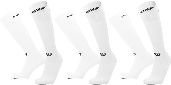 훼르자 축구 스타킹 3켤레, 화이트, 3개