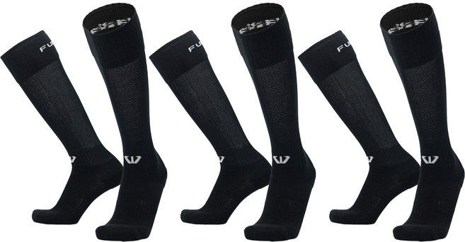 훼르자 축구 스타킹 3켤레, 블랙, 3개