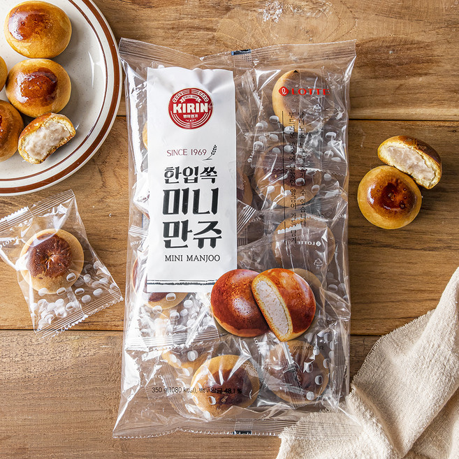 기린 한입쏙 미니만쥬, 350g, 1개입, 1개