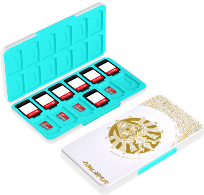 호후 닌텐도 스위치 게임칩 케이스 티어스오브더킹덤 테마 24칸 AK, 1개