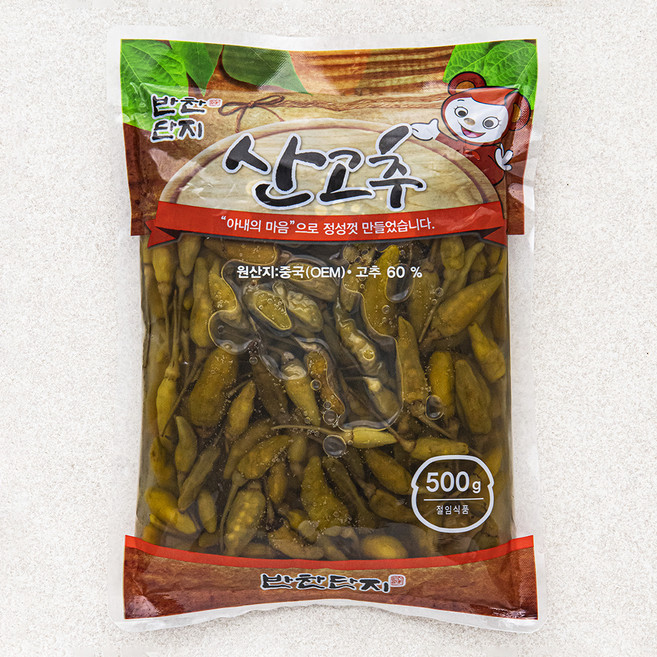 반찬단지 산고추, 500g, 1개