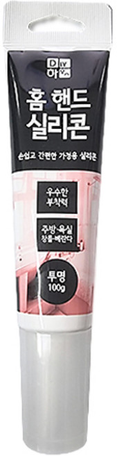 플러스라인 홈 핸드 실리콘 투명 100g, 1개