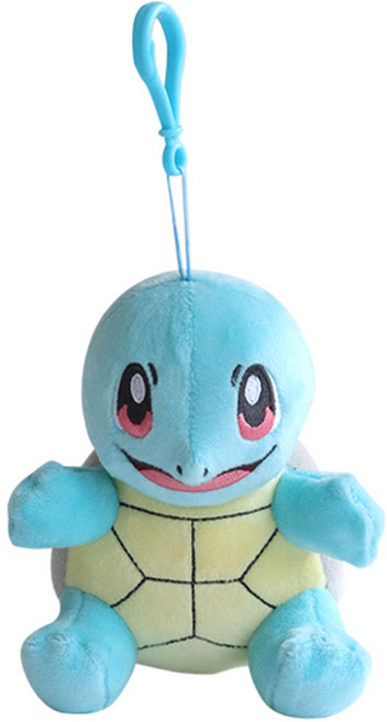 포켓몬스터 파스텔 꼬부기 가방고리, 15cm, 혼합색상, 1개