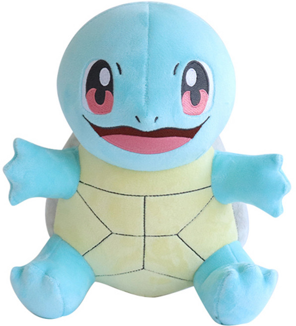 포켓몬스터 파스텔 꼬부기 봉제인형, 27cm, 혼합색상, 1개