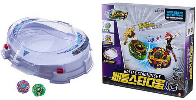 초이락 차징탑스피너 배틀스타디움 세트, 혼합색상, 1개