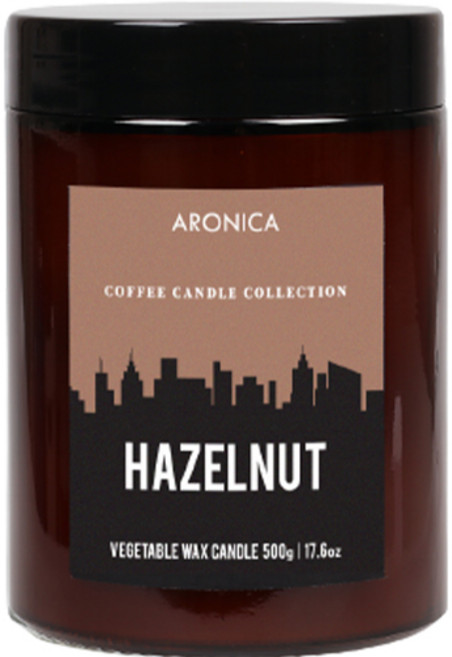 아로니카 커피 캔들, 헤이즐넛, 500g, 1개