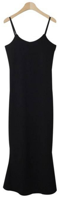 텍지쿨 슬림핏 나시 골지 냉감 통기성 롱 원피스 cpops8924k34